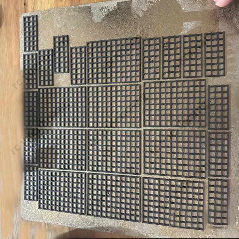 1Set Voor MJX H8H Klimmen Auto Model Gesimuleerde Raamrooster 3D Gedrukt Tpu Reling Niet-destructieve Installatie Gemodificeerde onderdelen