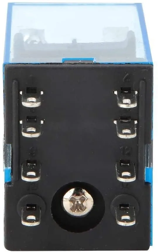 10pcs Power Relay 2 ON 2 OFF 24V 8 Pin Coil Copper Coil DC DPDT Strong Conductivity W Shell 10A HH52P Miniature