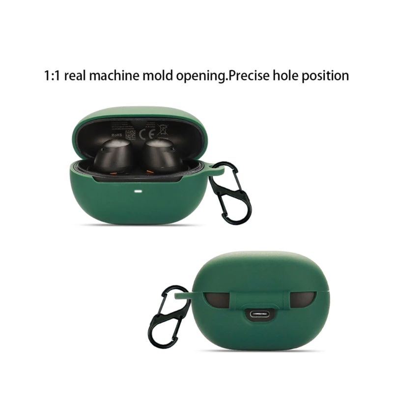 QCY ArcBuds HT07 방진 슬리브 세척 가능 쉘 896C용 충격 방지 헤드폰 커버