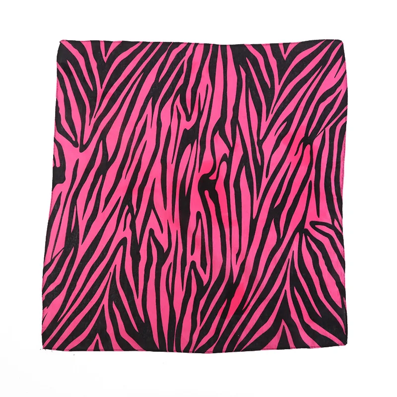 Fashion Cotton Bandage Hair Scarf Handkerchief Zebra Pattern Hair Band Design Mountaineering Scarf Hijab