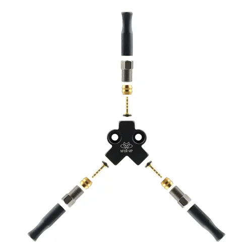 Freno hidráulico de triciclo, aleación de aluminio de tres vías, uno a dos, conector de modificación de accesorios, tubo de aceite, distribución, ciclismo en carretera