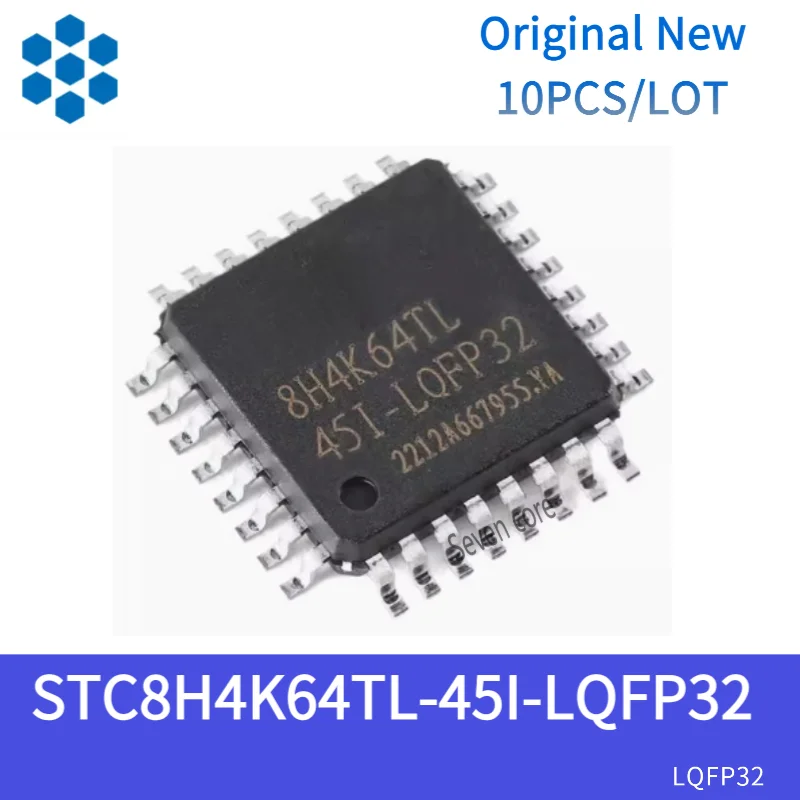 

Original New 10pcs/lot STC8H4K64TL-45I-LQFP32 1T 8051 microcontroller (MCU) chip