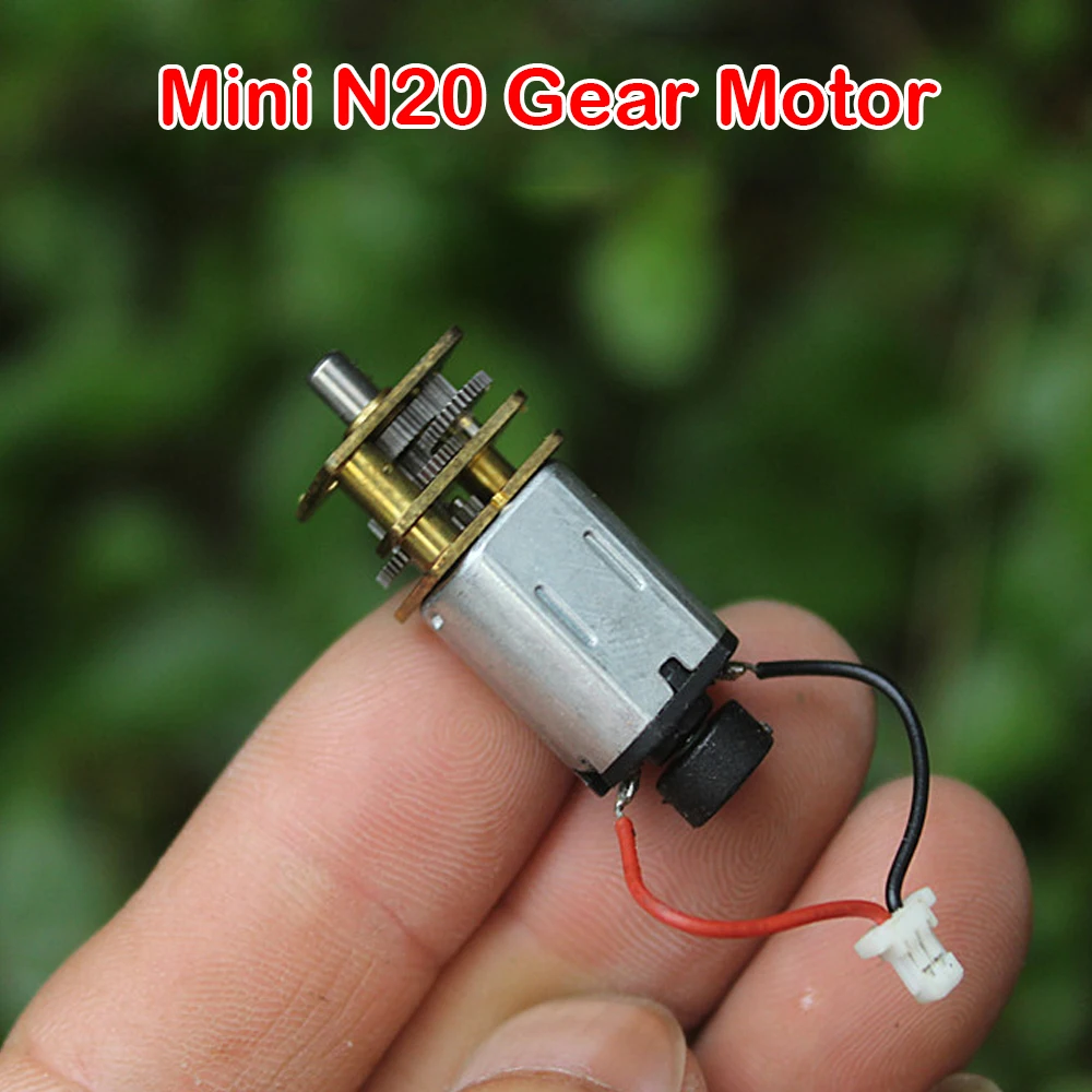 N20 5V 63RPM High Torque Metal Gear DC Motor Slow Speed Micro Gearbox Reducer Electric Motor DC3-6V 38-72 RPM