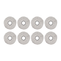 8Pcs Mop Cloths For Ecovacs Deebot T30 Pro Omni/T30 Omni/T30S/T30S Robot Vacuum  Cleaner Replacement Parts Replacement Parts