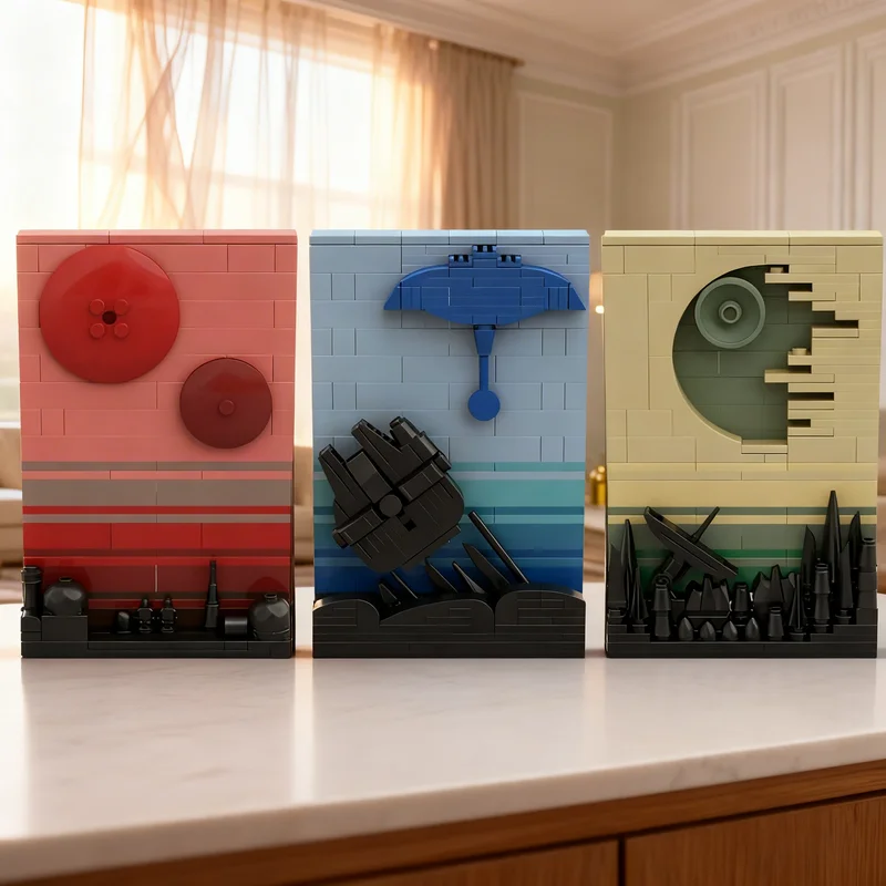 

Набор строительных блоков MOC «Звездные битвы: Оригинальная трилогия», 532 детали, архитектурная модель, рождественский подарок, игрушка, развивающая игрушка, DIY