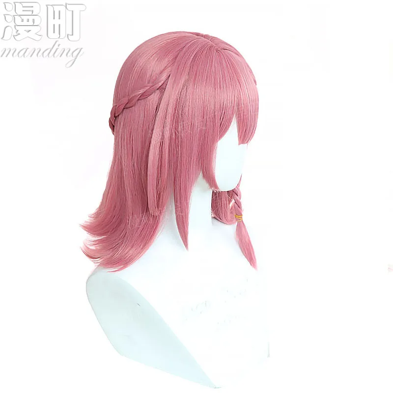 Aisda cosWig Collapse Star Dome Railway 수제 포니테일 레드 디자인 가발