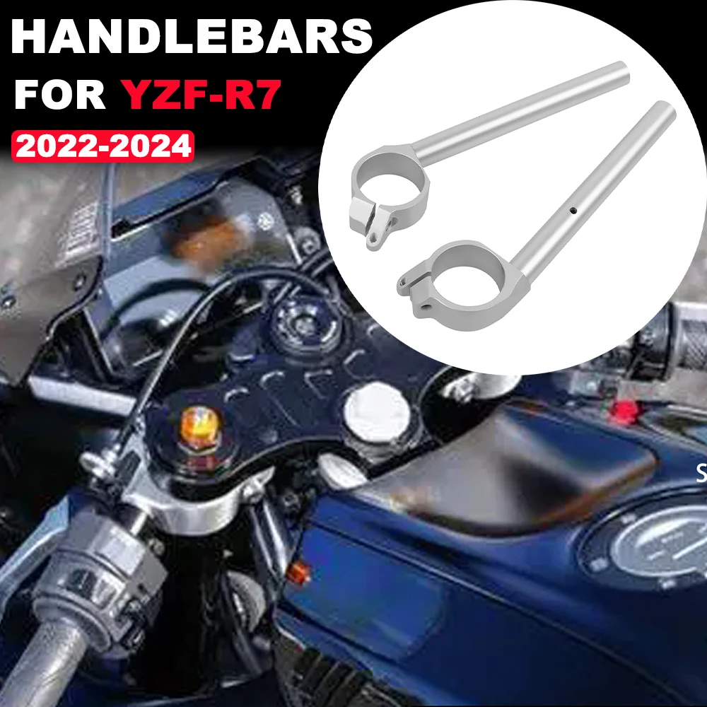 

For Yamaha YZFR7 YZF R7 YZF-R7 2022-2023 2024 Motorcycle Handlebar Clipon Handle Bars Clip On Fork Tube Handle Bar Accessories