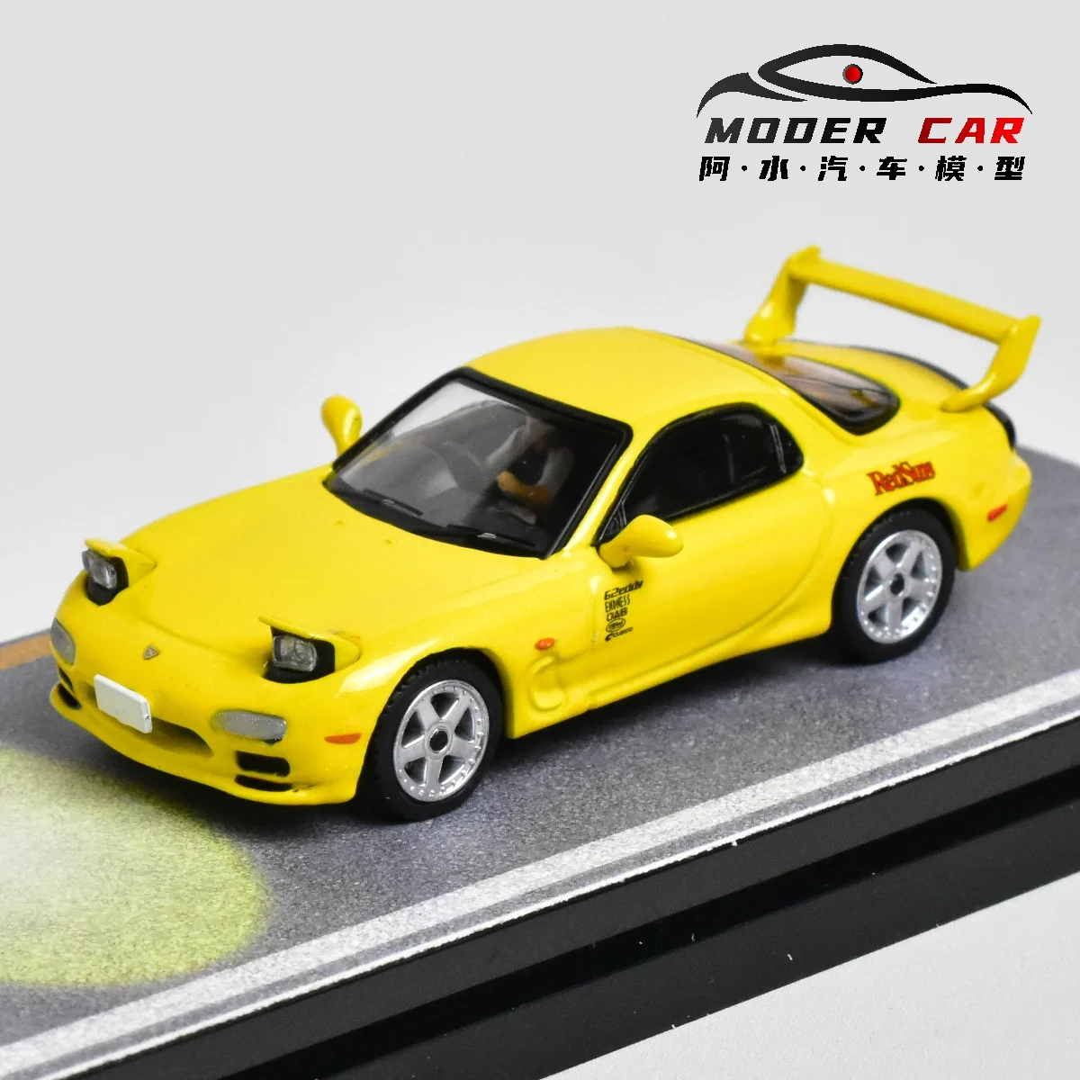 

HOBBY JAPAN HJ 1:64 Mazda RX7 FD3S D RED SUNS Diecast Model Car