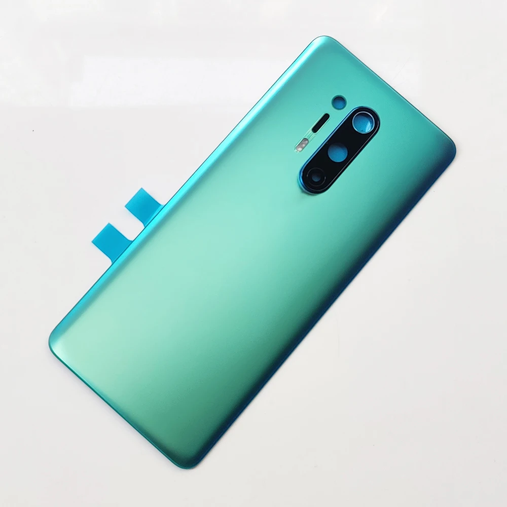 OnePlus 8 Pro 후면 문짝 교체 배터리 케이스용 A + 후면 유리 커버, 후면 하우징 커버, One Plus 8 Pro + 카메라 렌즈