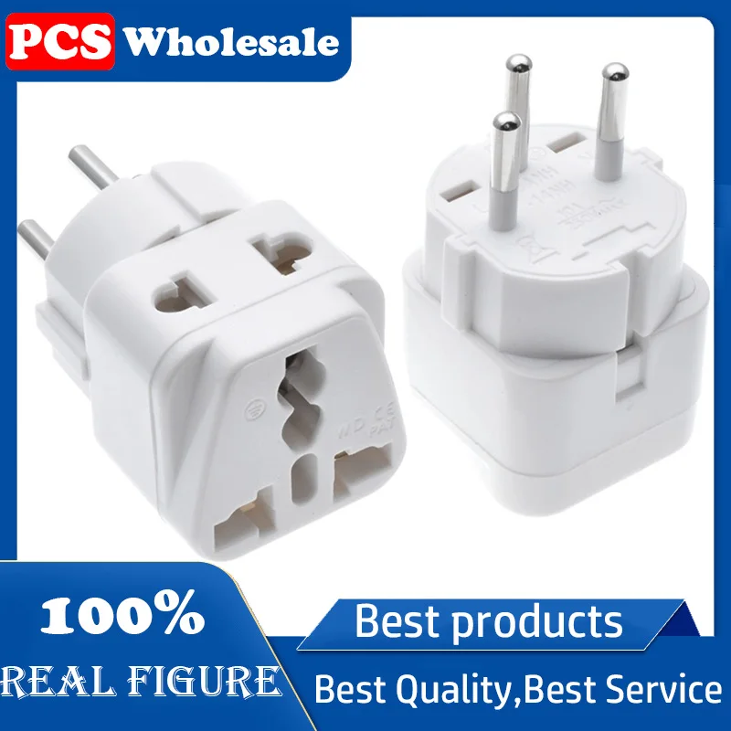 ISRAEL Travel Adapter 2 Way Outlet Power Plug Change AU/ US/EU/UK to Israeli 3 Pin Grounded Plug Adaptor  10A 250V