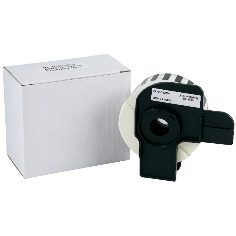 DK-22214 2214 12mmx30.48m Label Continuous Thermal Paper For Brother QL-500 QL-700 QL-820NWB QL-1050 QL-1100NWB Label Printer
