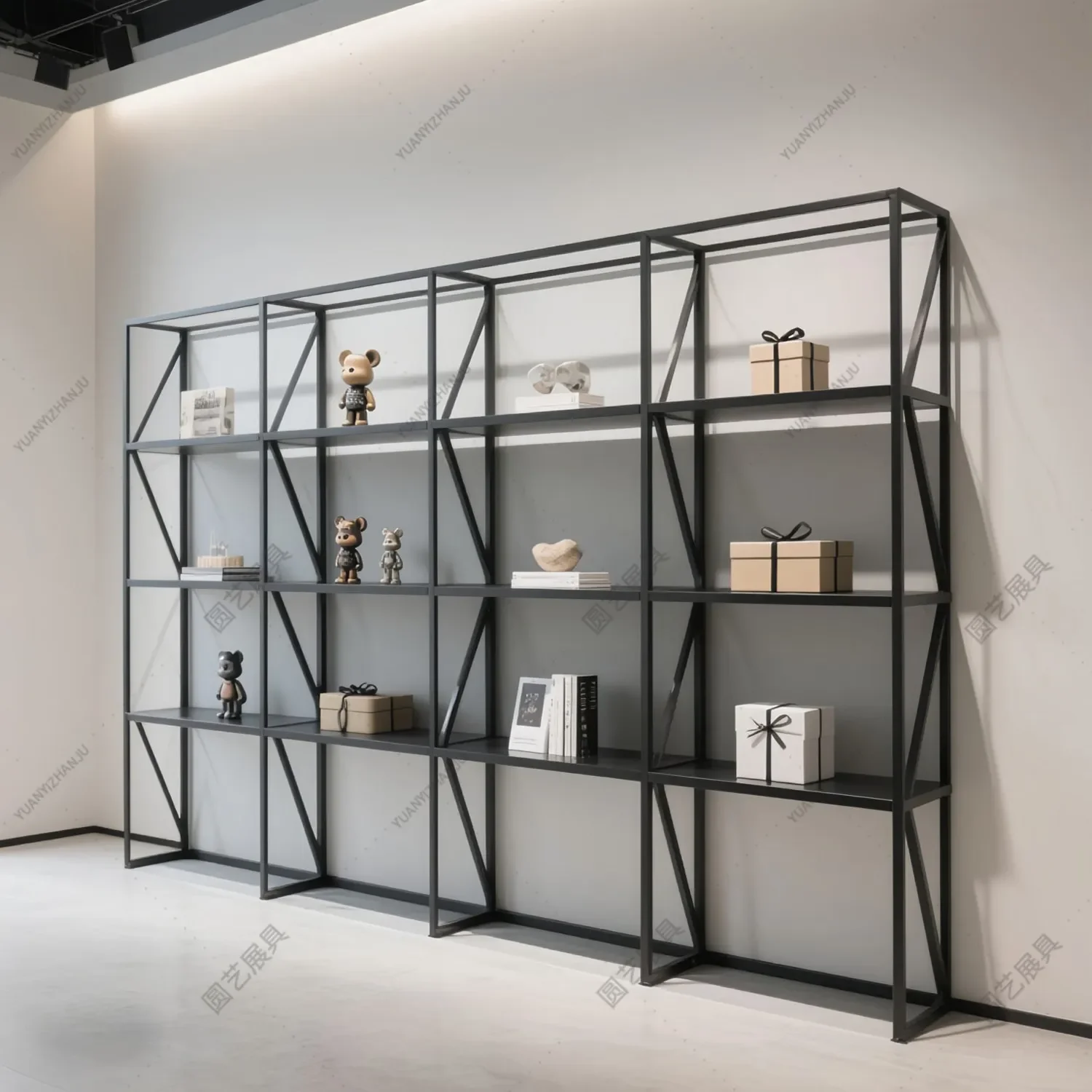 Shoe store shoe rack display rack, luggage bag mall rack, shoe cabinet, minimalist gift display rack, floor-standing