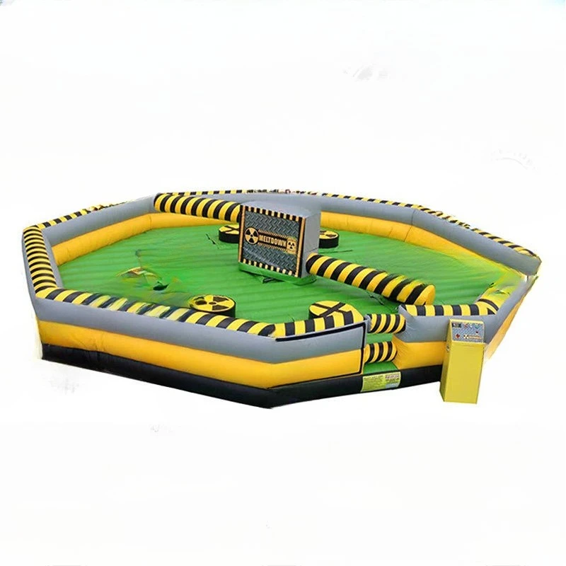 

competition rotating rod combination trampoline outdoor team competition inflatable trampoline rotating jumping rod