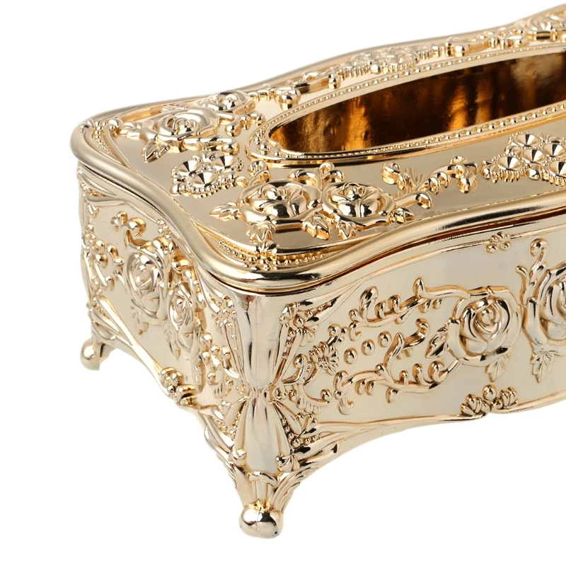 Luxury European Style Acrylic Tissue Box KTV Handkerchief Toilet Paper Holder