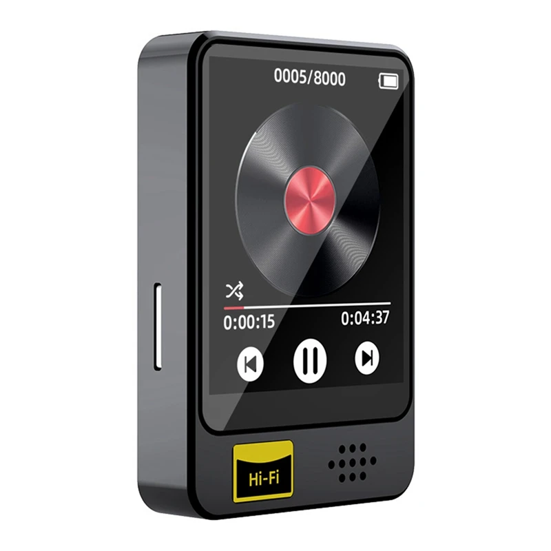 

MP3/MP4 Music Player 1.8-Inch Full Touch Screen Bluetooth 5.2 Radio E-Book Walkman External Playback