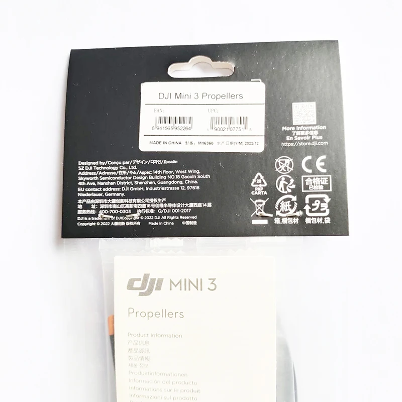 Original Brand New For DJI Mavic Mini3 Propeller with Mini3 Drone Repair Parts Mini3 Propeller (Not Mini3 Pro)
