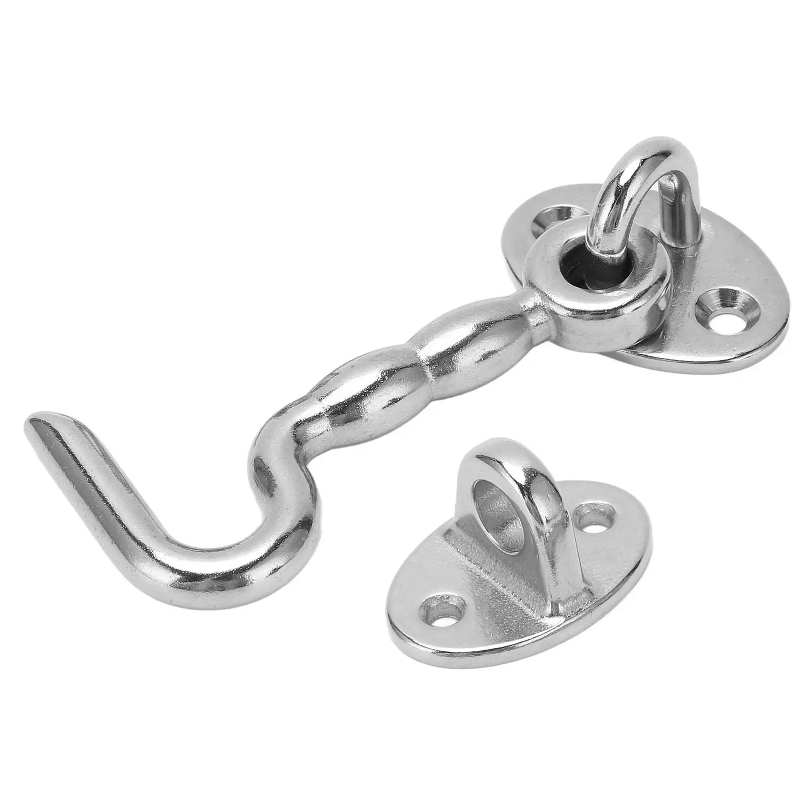 Stainless Steel Door Hook with Eye - Heavy Duty and Durable for boat