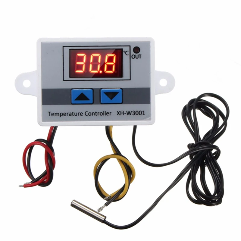 110V 220V AC Digital LED Temperature Controller XH-W3001 Cooling Heating Switch NTC Sensor Thermostat