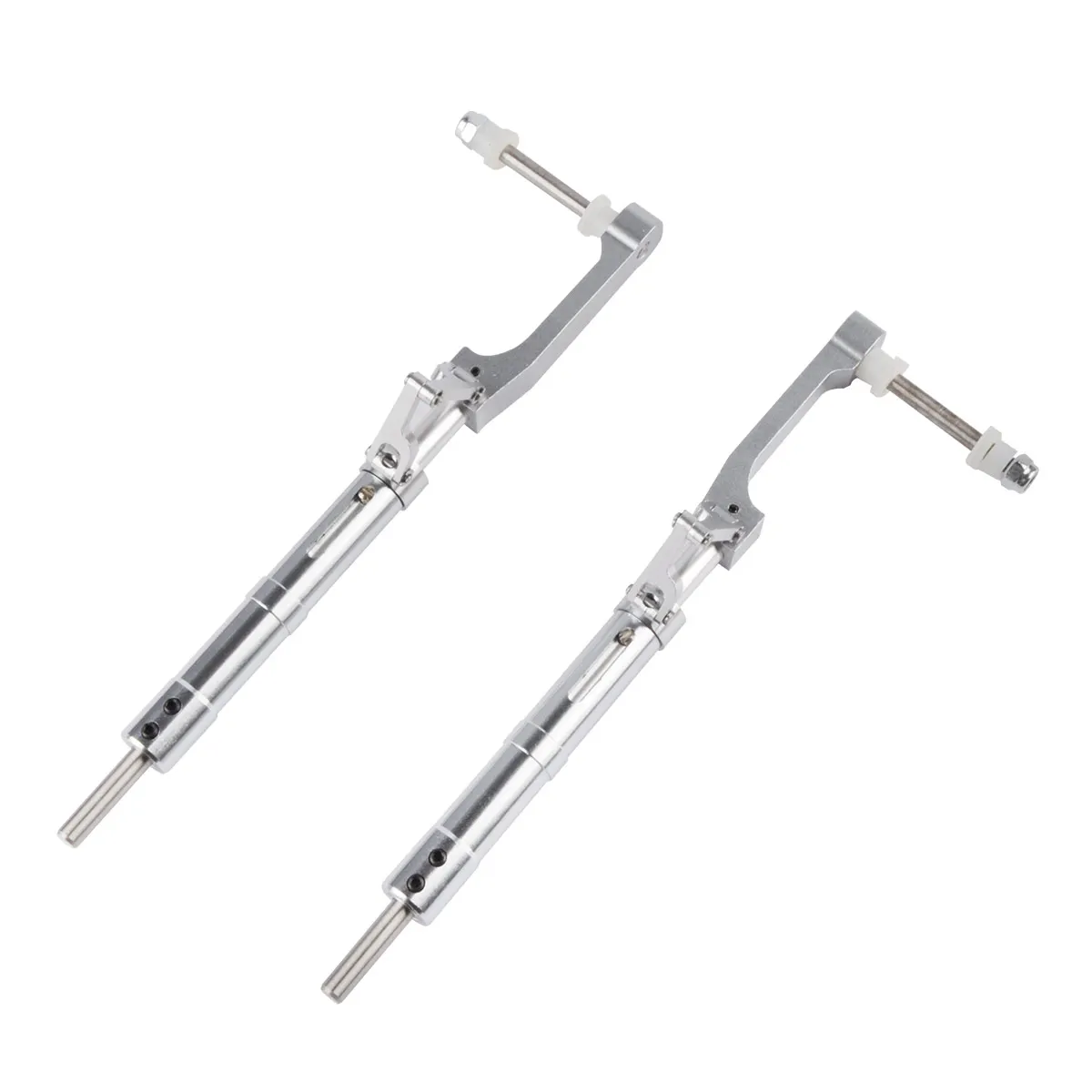 Train d'atterrissage absorbant les chocs en métal pour avion RC, jambe de force d'amortissement des vibrations en alliage d'aluminium CNC, convient aux pièces d'avion modèle Warbird