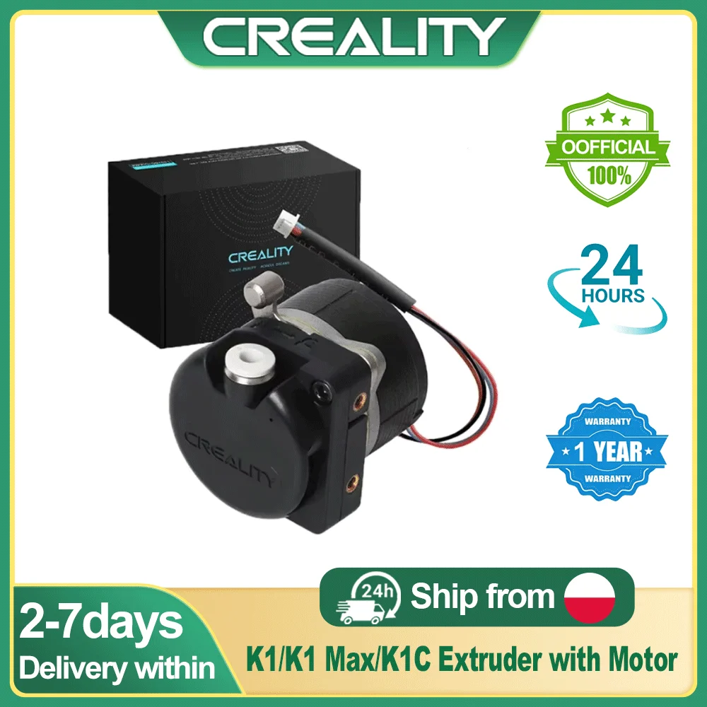 Image of Creality für K1 SE/Ender 3 V3 Plus 3D-Drucker K1/K1 Max/K1C Extruder mit Motor, offizielles, verbessertes K1-Extrusionsmechanismus-Kit