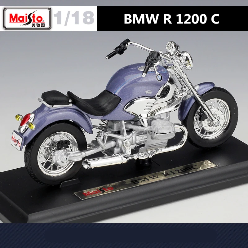 Maisto 1:18 BMW R1200C Alloy Motorcycle Model Diecast Metal Toy
