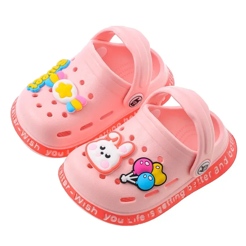 Zomer Kinderen Tuin Klompen Schoenen Jongens & Meisjes Strandsandaal Kids Lichtgewicht Ademend Schattige Cartoon Slip Baby Slippers