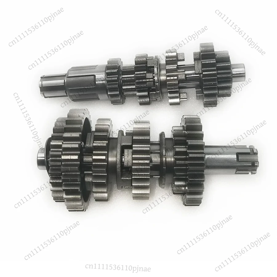 

Motorcycle Gearbox Gear Kit ZS172FMM Engine M6 Main Shaft Countershaft Assembly for Off Road Pit Bike