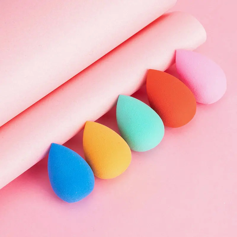 100/50/20/10pcs Soft Water Drop Gourd Beauty Egg Makeup Mixer -  Mini Sponge for Flawless Foundation, Concealer, and Powder