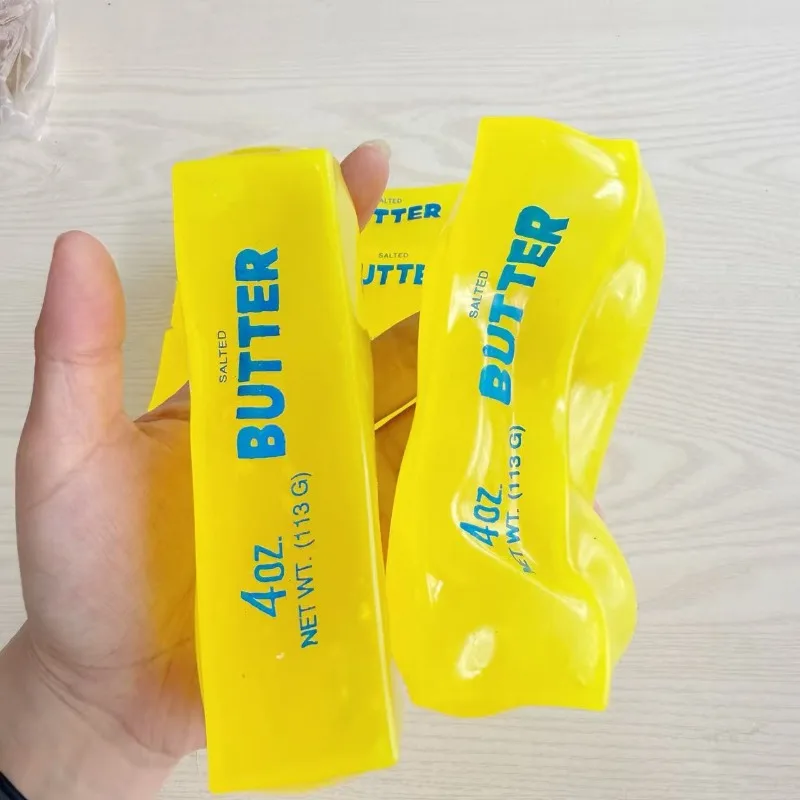 Kokosnussöl-Käsebutter-Stick, Quetschbare Blindbox, Formbarer Stressball, Butter-Käse-Riegel, Quetsch-Fidget-Spielzeug, Dekompressions-Entlüftungsspielzeug – Detail 4