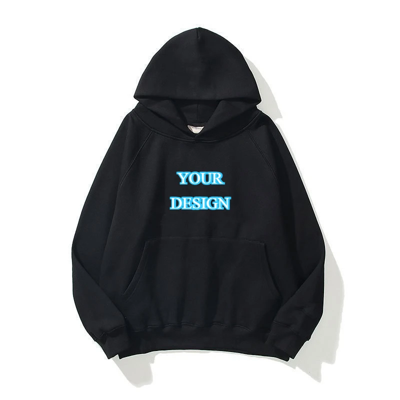 

2025 Custom Logo Printed Hoodies With Hat Fashion Sweater Couple Hoodie for Women Men's Sweater Hoodie Sweatshirts Wholesale