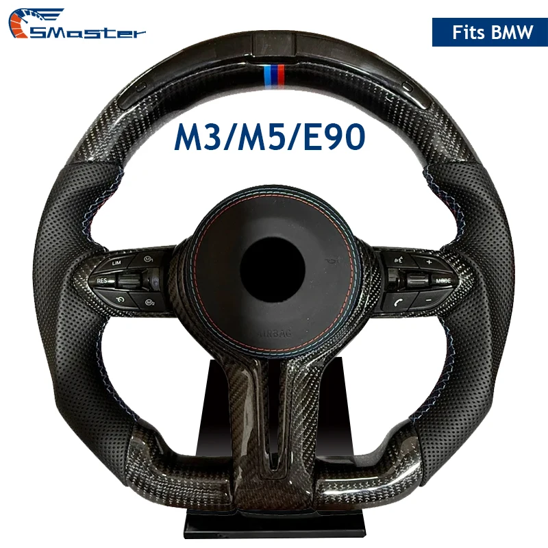 

Руль спортивного типа M Sport с плоским дном и дисплеем из карбона, подходит для BMW F30 F10 F01 F02 F06 F07 F11 F12 F80 F90 E70 E71 M3 M5 E90.