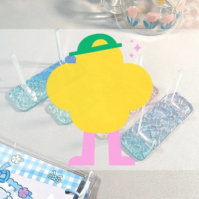 

Акриловая подставка для бейджей, держатель для бейджей с эффектом водной ряби, настольный держатель для карт