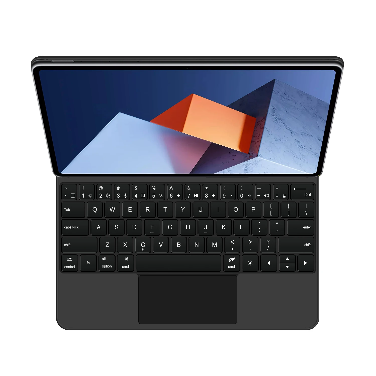 Imagem -02 - Smart Case para Huawei Matebook e Teclado Mágico Magnético Folio Árabe Russo Espanhol Português 2023 12.6 Drc-w58 W56 W76