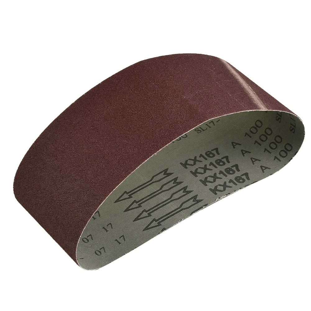 1 pz 610x100mm nastro abrasivo 80/100/120/180/240/320/400 trave per levigatrice a nastro metallo levigatura legno strumenti di lucidatura carta vetrata