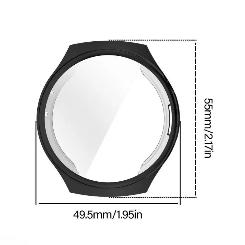D08B Shock Resistant Case Protector for Watch 4 Smartwatch Housing Shin Shell Protector Scratch Proof Watch Cover