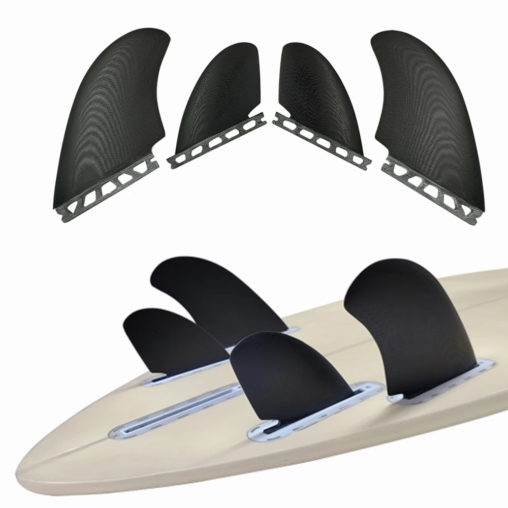 

UPSURF FUTURE RM Quad Fins/Twin Fins Set Top Performance Glass Surfboard Fins For Funboard/Twin Fins Boards Surf Quilhas 2/4 Fin