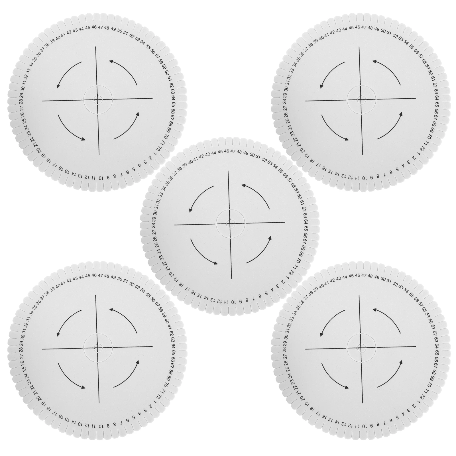 

5pcs Braiding Board Bracelet Making Tools DIY Handmade Weaving Plate Rope Kits Beading Cord Disc String Jewelry Accessories