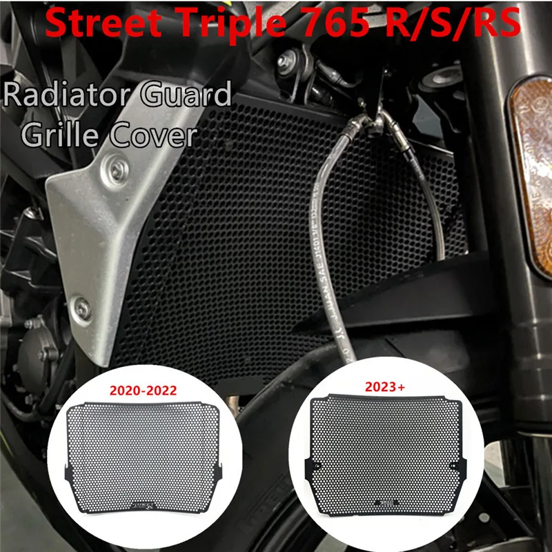 2023 765 For Street Triple 765 R/S/RS Street Triple 765 2020 22 2023 Edition Radiator Guard Grille Cover StreetTriple Protector