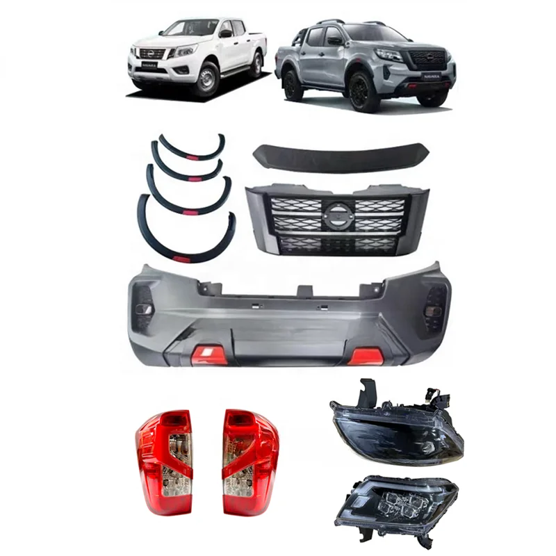 car accessories Hot New Body Kit For Navara PRO4X NP300 D23 2015-2020 2021 Upgrade To 2021 BODYKIT