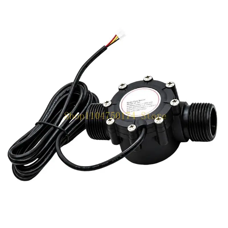 Water-System Hall-Effect Water Flows Switches, 1'' DN25 Thread Wire Cable for Purification Equipment Monitoring Top Sale