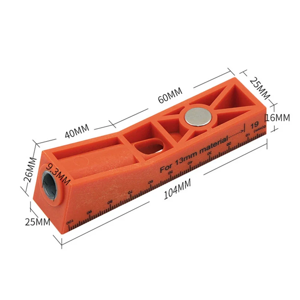 Carpintaria angular Hole Locator, Broca com Magnet Guide, Hole Fixture, Posicionamento Acessórios