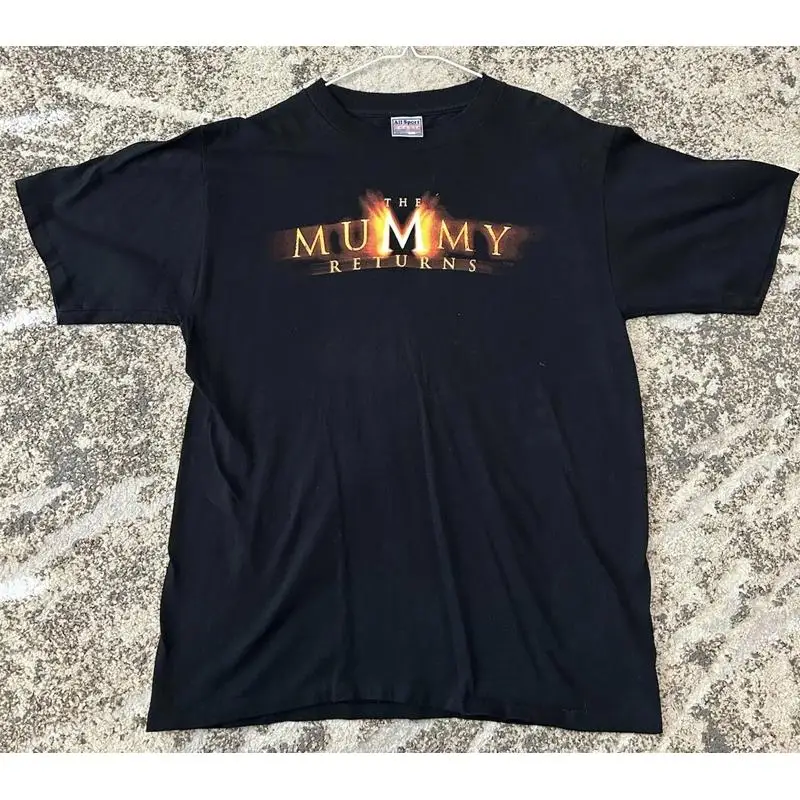 The Mummy Returns Fiery Sunset Logo T-Shirt