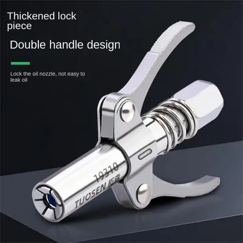 

Syringe Lubrication Nozzle Double Gear Self-locking 90x15mm Steel Car Tools Rease Injector Nipple Manual Pneumatic High Pressure