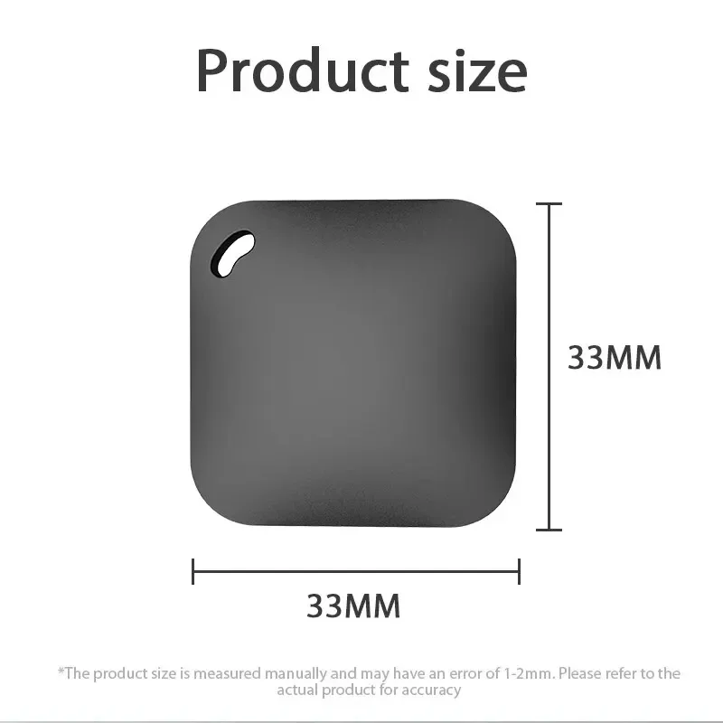 Smart Bluetooth GPS Tracker Work with Apple Find My  Anti Lost Reminder Device MFI Locator Car Key Pet Kids Finder Wireless