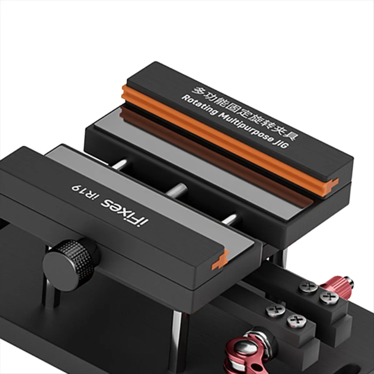 AA80  IR19 Anti-Slip 360° Rotating Fixture Clamp Holder 2-in-1 for Phone Remove the Back Cover Glass Repair