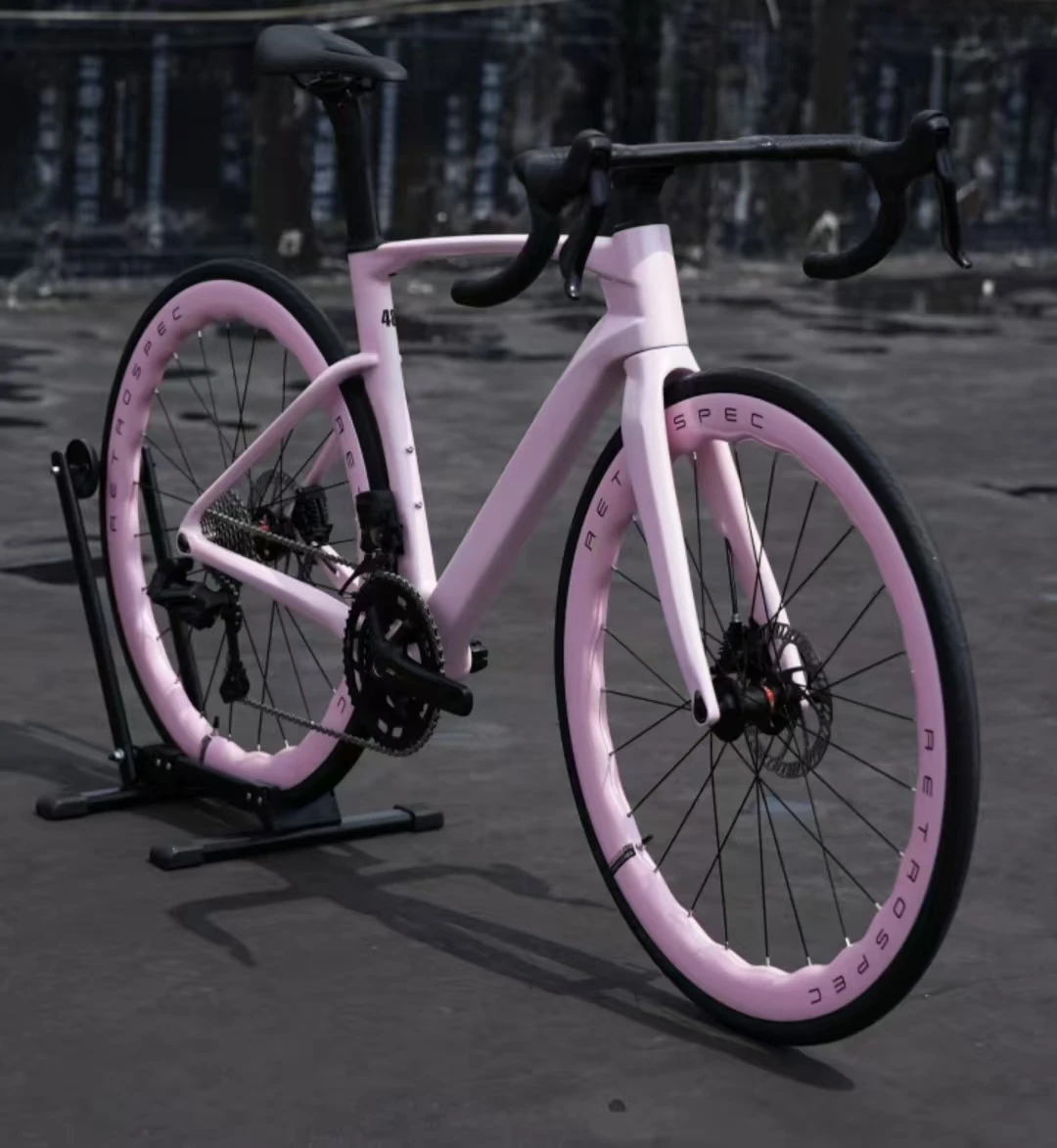 

TWITTER Tornado Sport Carbon Fiber Road Bike RS24 Speed Oil Disc Pneumatic Wind Breaking Road Bike Unisex