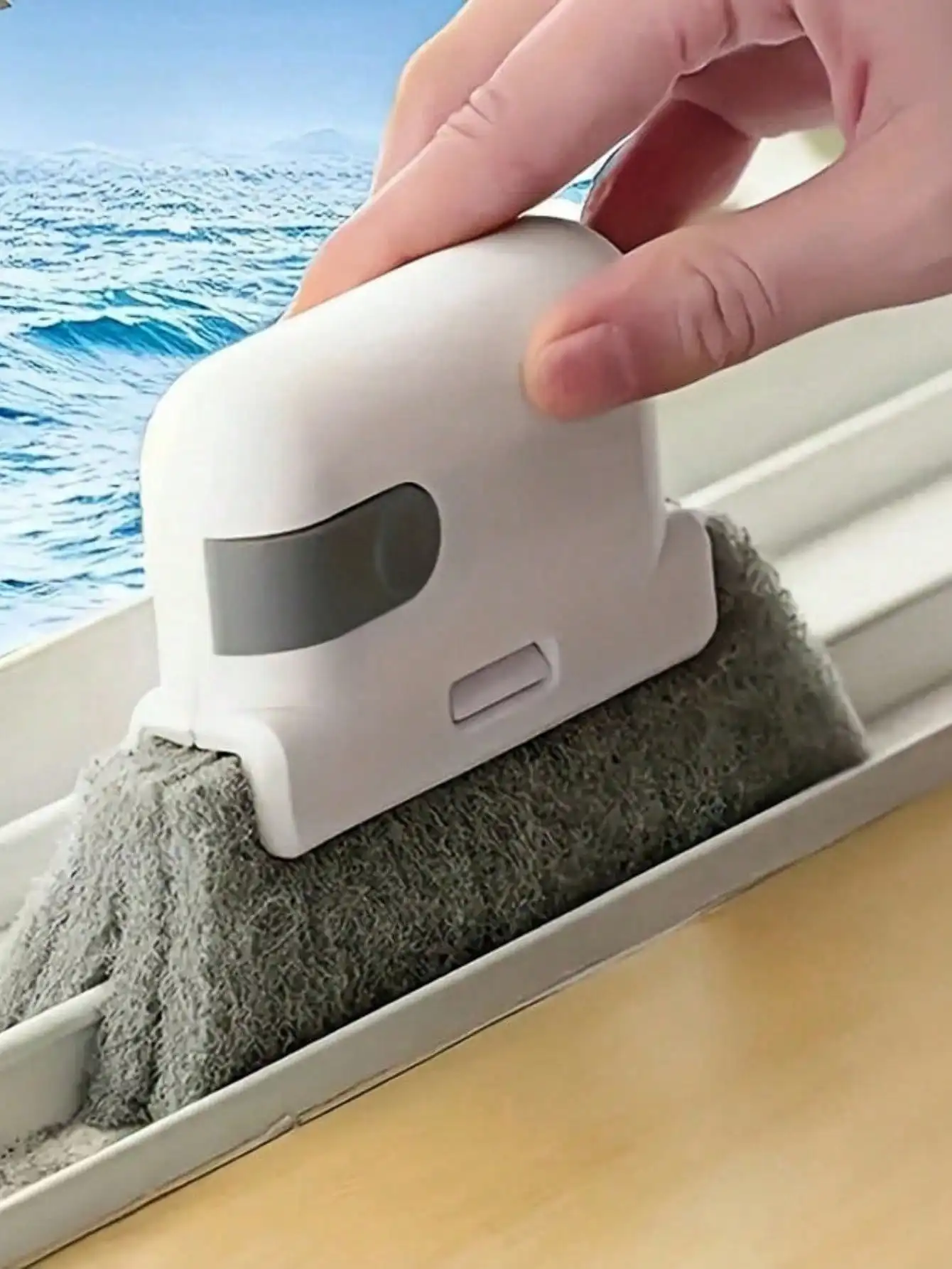 

Щетка для чистки оконных проемов и щелей, 1 шт., инструмент для очистки углов дверных рам и мелких зазоров, бытовые чистящие принадлежности