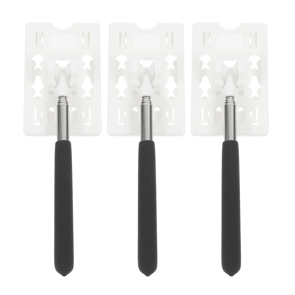 3 قطعة حامل بطاقة ركن السيارة تلسكوبي طول قابل للتعديل لسيارة لدفع الممر بوابات وقوف السيارات أداة الضرب