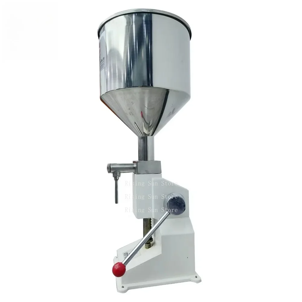 Small Manual Piston Stainless Steel Body Gel Sterile Peanut Butter Paste Lotion Aerosol Liquid Bottle Filling hine
