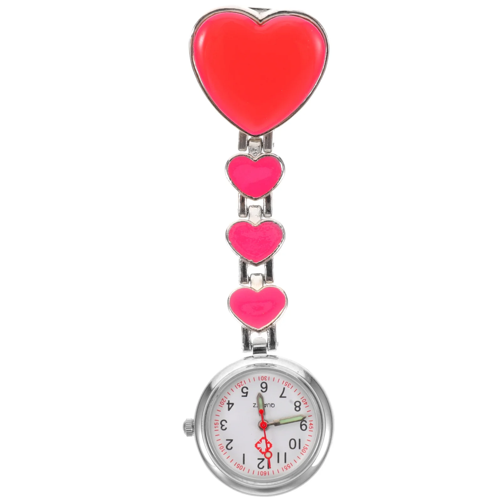 

1Pcs Hanging Nurse Watch Rosy Design Creative Luminous Doctor Pocket Watch Fashion Hospital Clinic Decoration